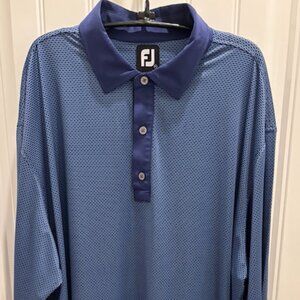 Blue Footjoy Golf Shirt